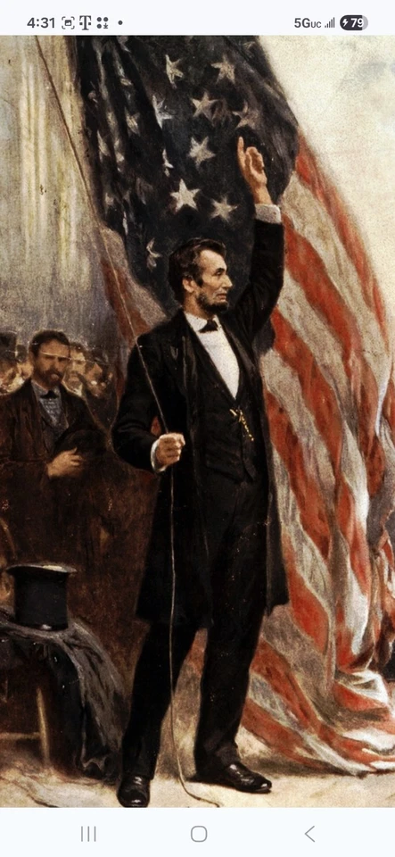 LINCOLNS FINAL DAYS 1865 50c Silver G6 SAN FRANCISCO MINT ELEGANTLY TONED ELITE - Image 2 of 4