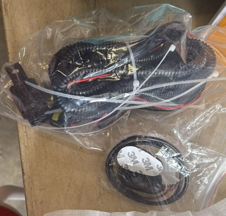 Kit de luces antiniebla de conducción con lente transparente para Chrysler 300 2011-2014 con bisel cables bombillas Foto 4 de 4