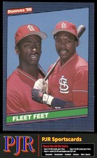 Fleet Feet (Willie McGee / Vince Coleman) 1986 Donruss #651 St. Louis Cardinals