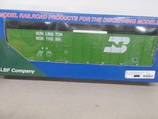 LBF COMPANY ~ BURLINGTON NORTHERN 62' WOODCHIP CAR # 587186 ~KIT~HO SCALE