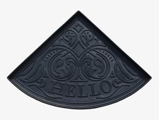 Boot Traywater Resistant Rubber Utility Shoe Mat 21.6x21.6 For Indoor And Outd