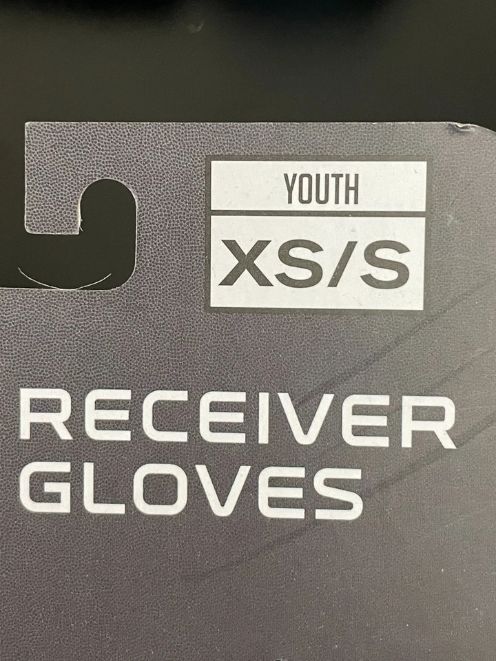 NFL 新奥尔良圣徒队青少年 XS/S 接收器手套国旗足球青少年渔具 — 第 3/3 张图片