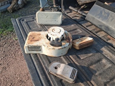 Vtg B&S 5 HP Motor Starter Gas Tank CarbMuffler Air Cleaner Go-kart Mini Bike 