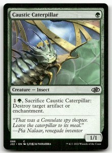 Caustic Caterpillar #86 Jumpstart 2022 Magic: The Gathering