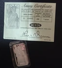 Johnson Matthey 1 Ounce Troy Silver Bar, .999 Fine silver MTB...New York  1982