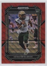 2023 Panini Prizm Draft Picks Ruby Wave Prizm DeWayne McBride #131 0y59