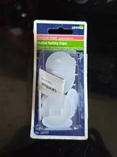 Leviton Outlet Protector Safety Caps, 8 Pieces Clear