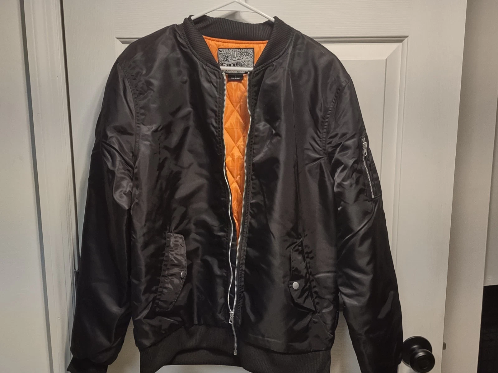 NWT - Brooklyn Clothing MFG - Men's Black Bomber Jacket - Large  image 9