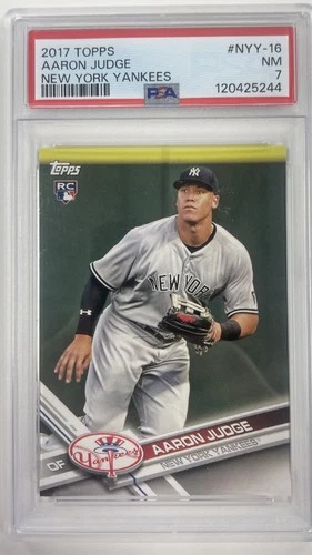 2017 Topps New York Yankees - Aaron Judge #NYY-16 (RC) PSA 7