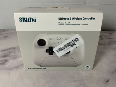 8BitDo Ultimate 2 Bluetooth Controller with TMR Joysticks for Switch, Windows PC
