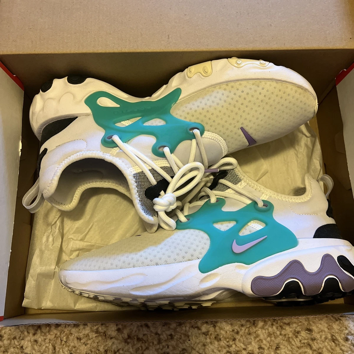 Mens Nike React Presto Cassette 2019  Size 12 Av2605- Nike React Presto Strawberry Shake / AV2605 600 / size 10.5  main image 3