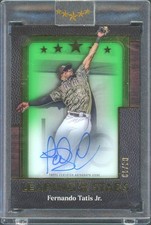 2025 Topps Five Star Fernando Tatis Jr Leaping for the Stars Auto Green /10