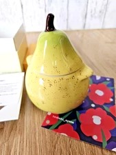 LE CREUSET Petite Pear cocotte Stoneware Ramekin 12oz 355ml with Box Japan