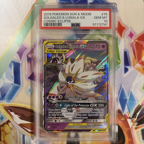 Solgaleo & Lunala-GX graded PSA 10 for sale on eBay