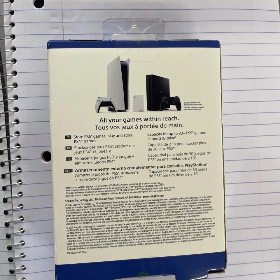 Seagate - Game Drive for PlayStation Consoles 2TB External USB 3.2 Gen 1 Port... - Image 2 of 3