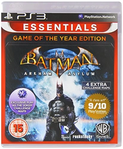 Batman Arkham Asylum Game of the Year Essentials (PS3) - Game  68VG The Cheap