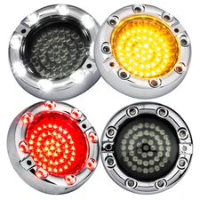 Eagle Lights 3 1/4” Infinity Beam Front and Rear LED Turn Signals with Running L