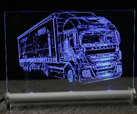 Stralis TRUCK LKW LED-Schild Gravur Fotogravur - Bild 1 von 1