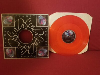 THE POINTER SISTERS FIRE  HAPPINESS EXCELLENT ORANGE COLOR 12 IN. DISCO SINGLE