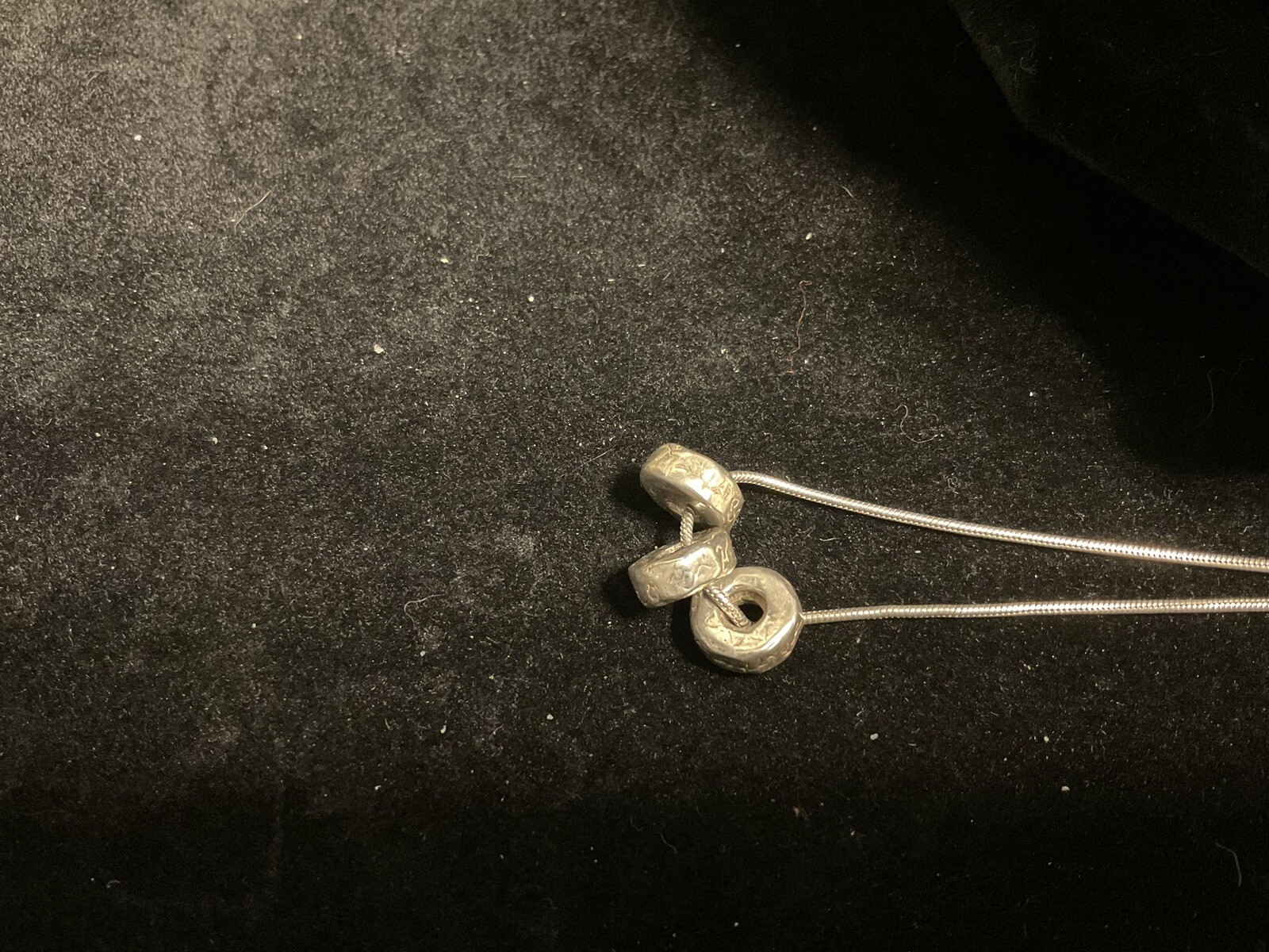 Authentic Solid 925 Sterling Silver 925 Necklace … - image 4