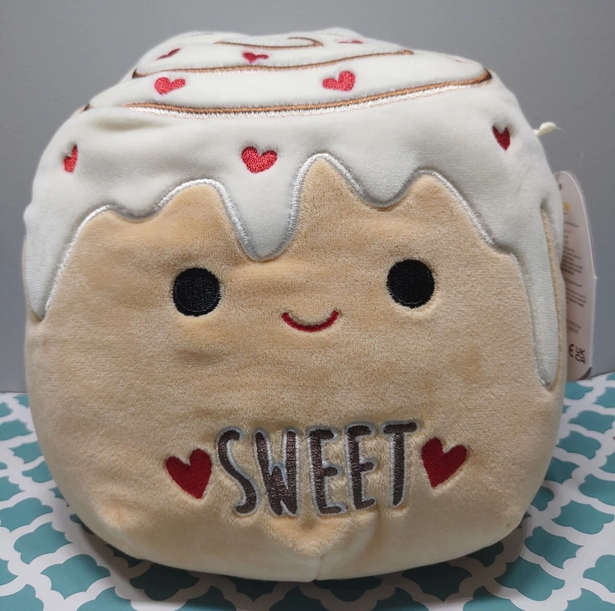 Squishmallow Chanel 8 Inch Cinnamon Roll New NwT