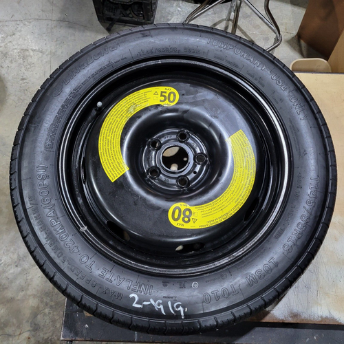 1922 AUDI Q3 EMERGENCY ROADSIDE SPARE TIRE DONUT T145/85R18 OEM WHEEL