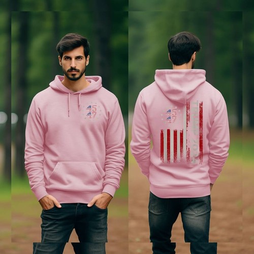 Trump Vance 2024 MAGA Keep America Great 45 47 Hoodie Fight Hooded Sweatshirt - Picture 27 of 27