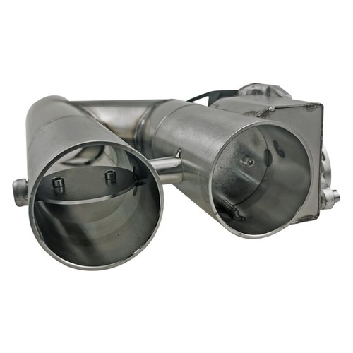 2in" Double Electric Exhaust Valve Dual Control Valve W/Manual and Remote Switch - Picture 3 of 15