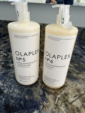 Olaplex No 4 No 5 bond, maintenance shampoo conditioner 1 L with pump- NEW