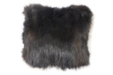 Vintage Genuine Dark Brown EASTERN MUSKRAT Fur Women's Hand Warmer MUFF 1  24 