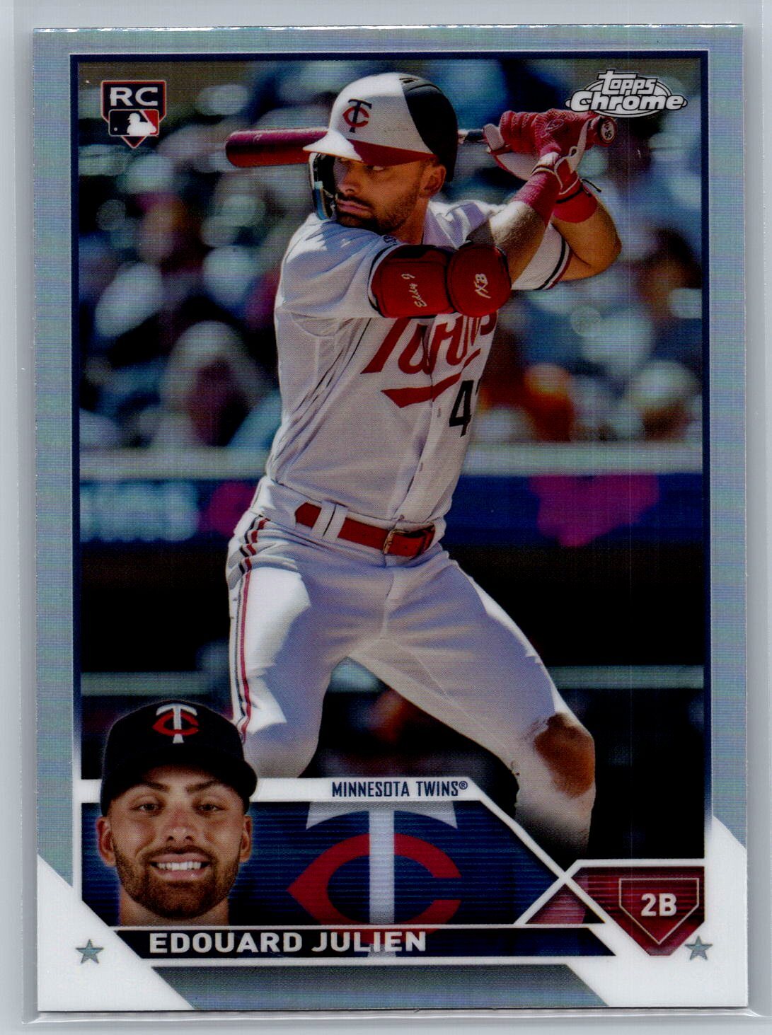 2023 Topps Chrome Update #USC79 Edouard Julien Refractor