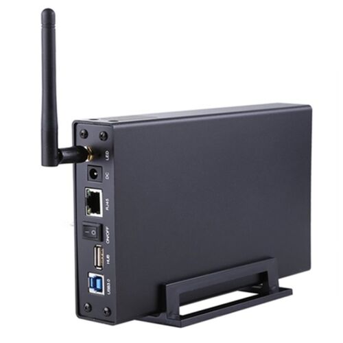 3.5" External Hard Drive HDD Enclosure 300Mbps Streaming Server & Storage RJ45 - Picture 1 of 5