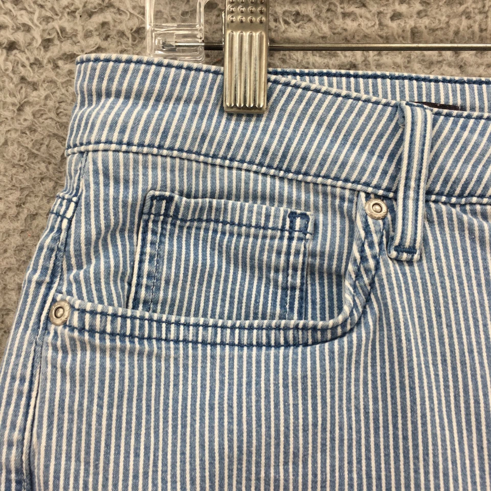 NYDJ Alina Legging Pants Womens 12 (actual 33x26) Multicolor Striped High Rise - Image 4 of 4