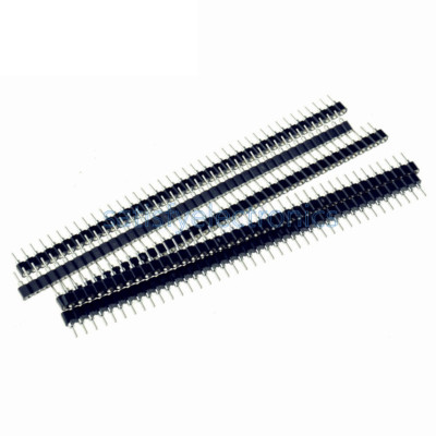 20PCS Strip Tin PCB Female IC Breakable 40pin Single Row Round Header Socket