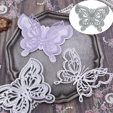 3D Butterfly Flower Metal Die Cuts,Spring Flower Leaf Butterfly Cutting Dies ...