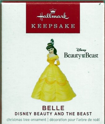 Beauty & The Beast-Belle- Hallmark Keepsake Ornament-New in Box-2022