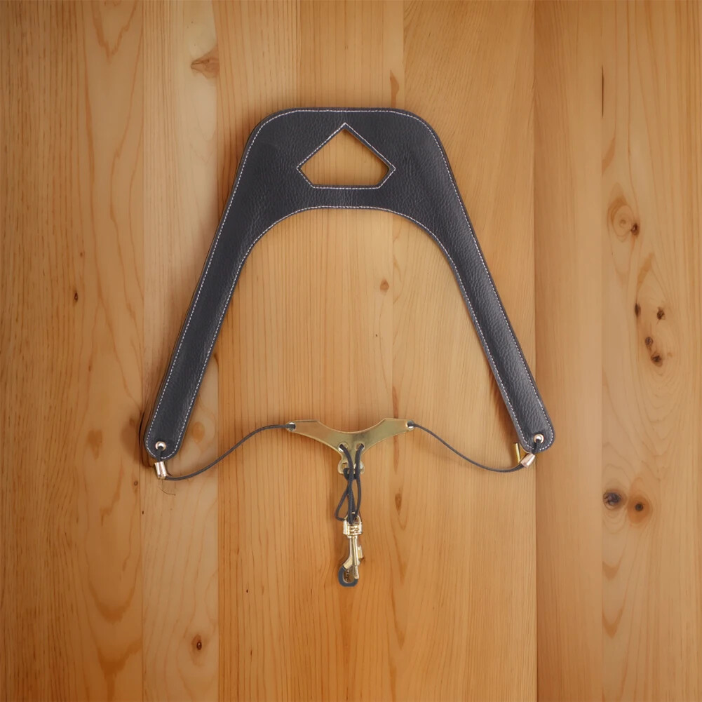 Saxophone Neck Strap Adjustable Leather Saxophone Lanyard Double Shoulder...