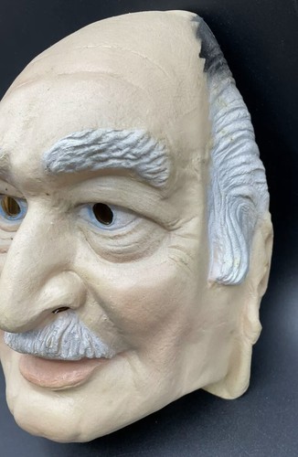 Rare Vintage 1982 Cesar Mask Halloween NEW OLD Stock 80s OLD MAN #ME - Picture 3 of 4