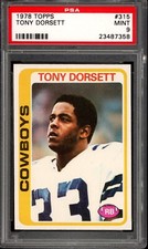 1978 Topps #315 Tony Dorsett Rookie PSA 9 Dallas Cowboys HOF Football Card