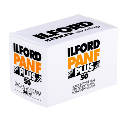 Ilford PAN F Plus 50 36 Exposure Black and White Print Film FRESH 