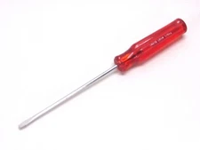 NEW! UNICO 1/8" x 4" FLAT SLOTTED TIP STAINLESS STEEL SCREWDRIVER, UR1M