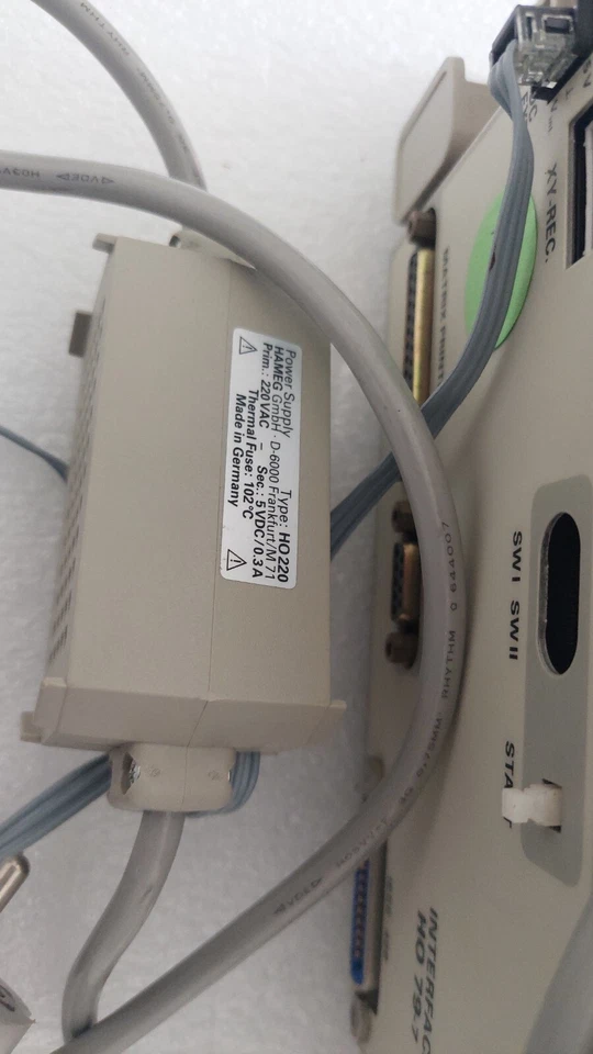 HAMEG - HM 1007 -100MHZ Analógico/Digital Osciloscopio - Interface Ho 79-7 + PSU - Imagen 2 de 4