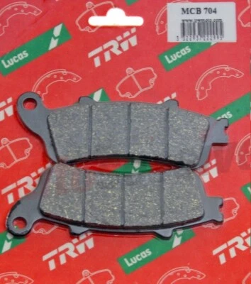 Plaquettes de frein avant MCB704 LUCAS TRW HONDA VFR 800 CB CBR 1100 XL 1000 ... - Photo 1/2