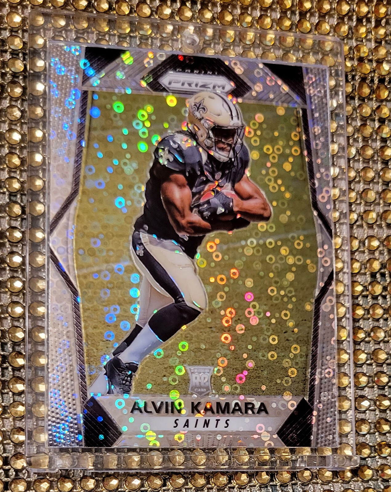 💯% MINT‼️2017 Panini Prizm Alvin Kamara RC DISCO #291 3