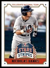 2015 Panini USA Baseball Stars And Stripes Nicholas Banks #77