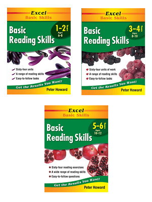 Excel Basic Skills - Basic Reading Skills Years 1  - 6 FREE 'N' FAST