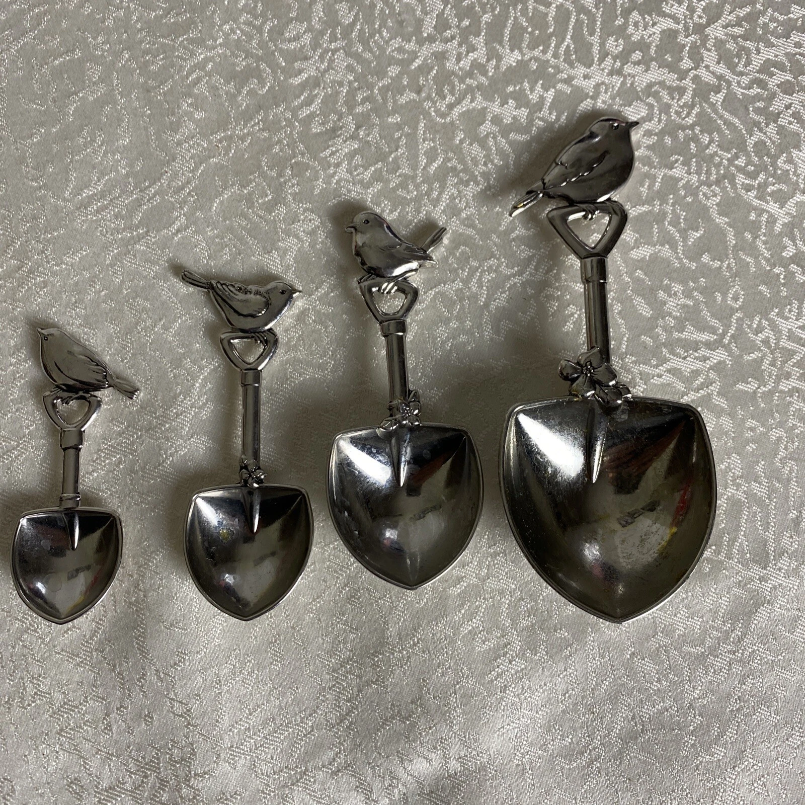 Ganz Measuring Spoons Shovels Birds 4 Pcs Scoop Dipper Kitchenware