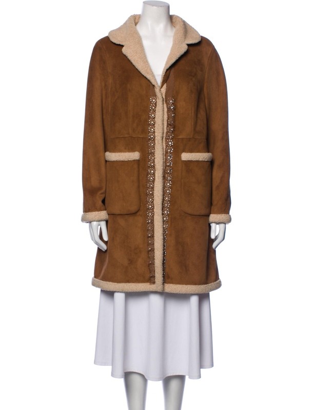 Womens 3.1 Phillip Lim for Barneys NY sherpa jacket coat sz 10