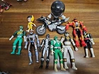 Vintage Lot Of 10 Bandai Mighty Morphin Power Rangers 1990's Action Figures