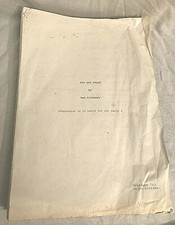 Ted Allbeury, 10 Typescripts Unproduced JFK Play, Pay Any Price - George Locke